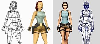 laura croft 3d casino slot character